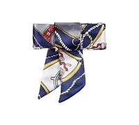 BERGAL Textil Senkel Schuhbänder mit Print (Marine)