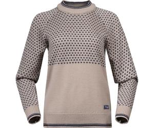 Bergans Alvdal Wool Damen Pullover beige Größe XS Lifestyle Schnell trocknend Merinowolle