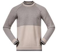 Bergans Alvdal Wool Herren Pullover beige Größe XXL Lifestyle Schnell trocknend Merinowolle