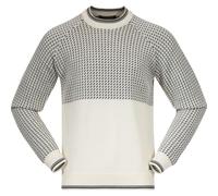 Bergans Men's Alvdal Wool Jumper Vanilla White/Solid Dark Grey L