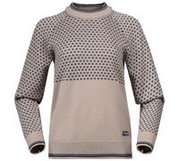 Bergans Alvdal Wool Jumper Women Sandstone/Navy Blue XL