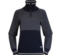 Bergans Alvdal Wool W Half Zip navy blue/vanilla white (14286) M