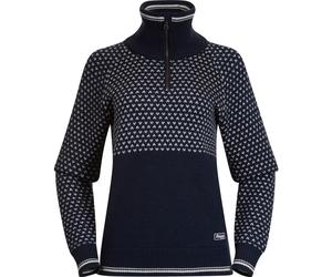 Bergans Alvdal Wool W Half Zip navy blue/vanilla white (14286) M