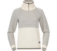 Bergans Alvdal Wool W Half Zip vanilla white/solid dark grey (25290) XL