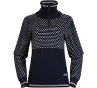 Bergans Alvdal Wool W Half Zip navy blue/vanilla white (14286) M