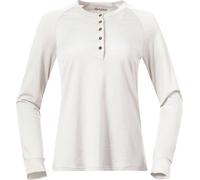 Bergans Damen Lysebu Wool Henley Longsleeve (Größe L, weiss)