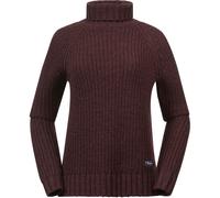 Bergans Damen Nordmarka Merino High Neck Pullover (Größe XS, rot)