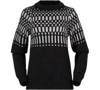 Bergans Nordmarka Merino Jumper Women Dark Shadow Grey/Vanilla White M