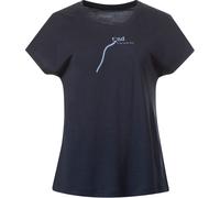Bergans Damen Tind Altitude Merino T-Shirt (Größe M, blau)