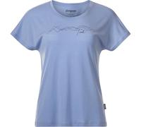 Bergans Damen Tind Crux Merino T-Shirt, Blueberry Milk-Navy Blue gml, S