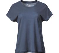 Bergans Damen Whenever Merino T-Shirt (Größe L, blau)