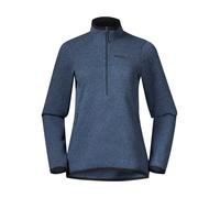 Bergans Women's Kamphaug Knitted Half Zip Orion Blue S
