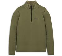 Bergans Herren Midtli Half Zip Pullover (Größe S, oliv)