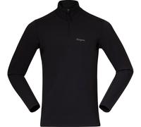 Bergans Herren Midtli Half Zip Pullover (Größe XL, schwarz)