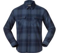 Bergans Herren Nordmarka Flannel Hemd (Größe S, blau)