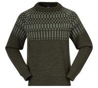 Bergans Men's Nordmarka Merino Jumper Dark Green Mud/Light Green Mud XL