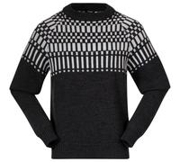 Bergans Pullover Nordmarka Merino – 100% Wolle, Herren, Dark Shadow/Aluminium (Grau) – Größe L