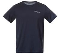 Bergans Herren Rabot Emblem Wool T-Shirt (Größe XL, blau)