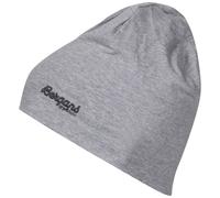 Bergans Juniors' Cotton Beanie Grey Melange OneSize