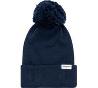 Bergans Kinder Storetind Wool Pom Mütze (Größe 52, blau)