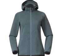 Bergans Kamphaug Knitted W Hoodie grey sage (23726) M