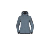 Bergans Kamphaug Knitted W Hoodie husky blue (24313) XL