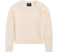 Bergans Lofoten Knitted Wool Damen Pullover creme Größe M Wandern Widerstandsfähig