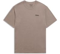 Bergans - Logo Merino Tee - Merinoshirt, Gr. S, braun (RockTaupe)