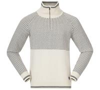 Bergans Herren Alvdal Wool Half Zip Pullover (Größe XXL, weiss)