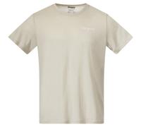 Bergans M Rabot Emblem Wool Tee Herren Kurzarmshirt - Chalk Sand - L
