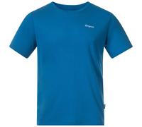 Bergans M Rabot Emblem Wool Tee Herren Kurzarmshirt - Dark Aqua Lagoon - L