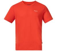 Bergans M Rabot Emblem Wool Tee, Lava / L, Herren Kurzarmshirt