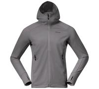 Bergans M Rabot Merino Tech Midlayer Hoodie Herren Midlayer - Solid Grey - M