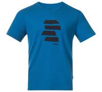 Bergans M Rabot Mount Wool Tee, Dark Aqua Lagoon - Dark Shadow Grey Pta / M, Herren Kurzarmshirt