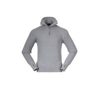 Bergans M Ulriken Merino Jumper, Magnesium Grey / XL, Herren Midlayer