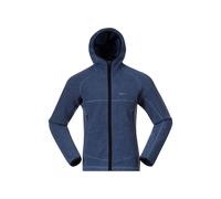 Bergans M Vaagaa Merino Terry Midlayer Hoodie Herren Midlayer - Granite Blue - L