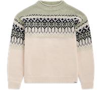 Bergans - Steiro Knitted Wool Jumper - Wollpullover, Gr. S, beige (Creme/LightGreenMud/DarkNavy)