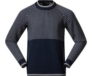 Bergans Men's Alvdal Wool Jumper Navy Blue/Vanilla White M