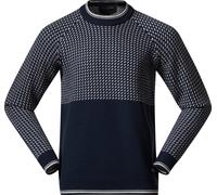 Bergans Men's Alvdal Wool Jumper Navy Blue/Vanilla White S