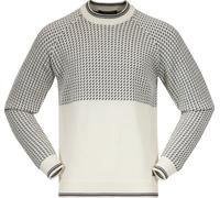 Bergans Men's Alvdal Wool Jumper Vanilla White/Solid Dark Grey S
