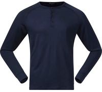 Bergans Men's Lysebu Wool Henley Navy Blue XXL
