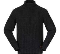 Bergans Men's Nordmarka Merino High Neck Jumper Dark Shadow Grey XL
