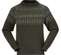 Bergans Men's Nordmarka Merino Jumper Dark Green Mud/Light Green Mud M