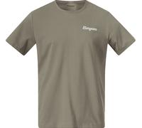 Bergans Herren Nordmarka Organic Cotton Print T-Shirt, Green mud, S