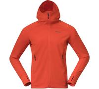 Bergans Men's Rabot Merino Tech Midlayer Hoodie Lava L