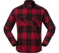 Bergans Men's Nordmarka Flannel Shirt Red/black Check XL