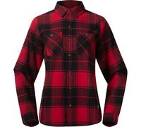 Bergans Damen Nordmarka Flannel Bluse (Größe XL, rot)