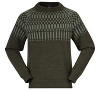 Bergans Men's Nordmarka Merino Jumper Dark Green Mud/Light Green Mud L
