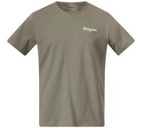 Bergans Nordmarka Organic Cotton Print Tee Men green mud (12731) L