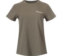 Bergans Bergans Women's Nordmarka Organic Cotton Print Tee Green Mud Green Mud L